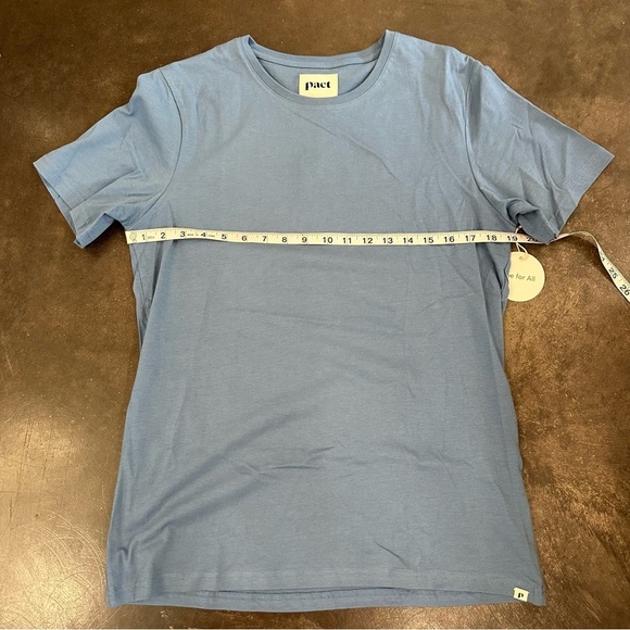 NWT Pact 100% Organic Cotton Softspun One For All Crew Neck Tee Shirt - Picture 1 of 11